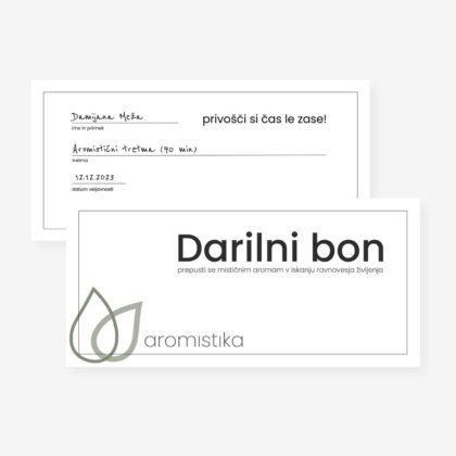 Darilni bon | storitve